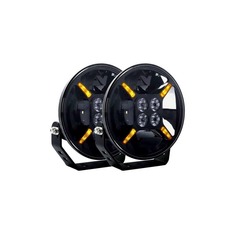 Basic extraljus 7" x2 till Volvo V40 2000»2004 (645 - Facelift)