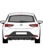 SEAT Leon hatchback 5-d gen III Hundbur - Säker & stilfull transport för din bästa vän