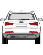 AUDI Q3 kaorss 8U 2011»2018 Hundburar - Optimal säkerhet och komfort för din fyrbenta vän