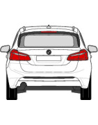 BMW 2-serie Active Tourer F45 2014» Hundburar - Optimal säkerhet och komfort för din fyrbenta vän