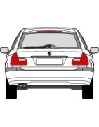 BMW 3-serie Touring E46 & E91 1998»2012 Hundburar - Optimal säkerhet och komfort för din fyrbenta vän