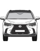 LEXUS NX 350h/450h Torkarblad - Komplett, perfekt passform och hållbarhet till din bil.